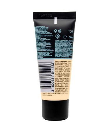 Maybelline New York Matte Foundation - Fit Me Matte + Poreless Foundation 103 Pure Ivory 3600531544782 - Buy Online on GoSupps.com