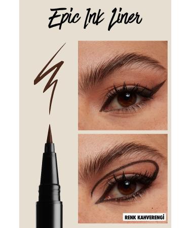 NYX Professional Makeup Brown Eyeliner - Epic Ink Liner Brown 800897177478 800897177478 - Buy Online on GoSupps.com