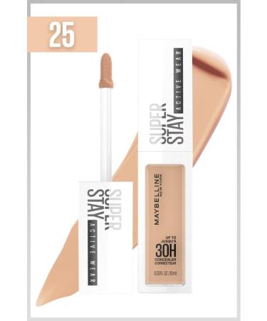 Maybelline New York Superstay Active Wear Concealer 25 Medium