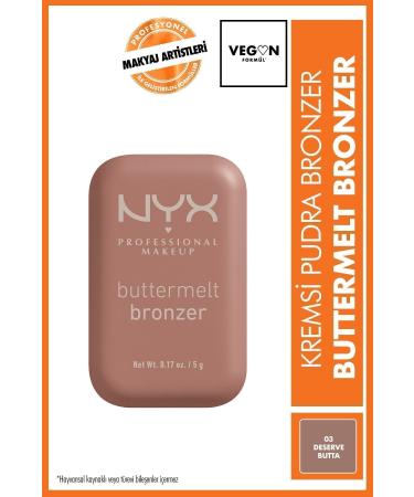 NYX Professional Makeup Buttermelt Bronzer - 03 Deserve Butta