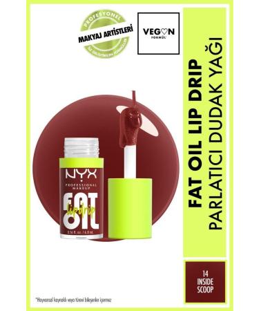 NYX Professional Makeup Fat Oil Lip Drip Shine Lip Oil - Inside Scoop
