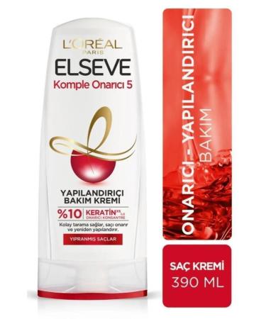 Elseve 3-Piece Complete Repair 5 Restructuring Care Cream 390 Ml Set - Buy Online on GoSupps.com