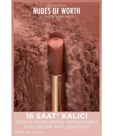 L'Oreal Paris Color Riche Intense Volume Matte Lipstick - 550 Nude Unapologetic - Buy Online on GoSupps.com