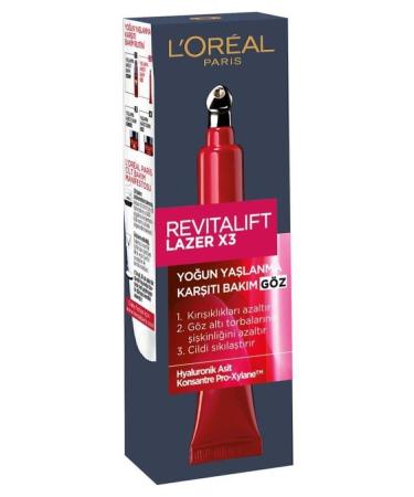 L'Oreal Paris Paris Revitalift Laser X3 Eye Care Cream - Buy Online on GoSupps.com