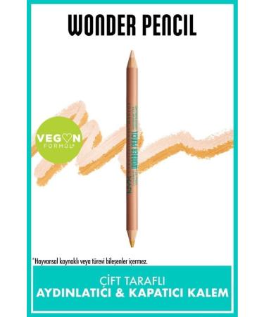 NYX Professional Makeup Wonder Pencil Double-Sided Highlighter & Concealer Pencil - Deep