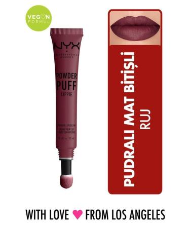 NYX Professional Makeup Powder Puff Lippie Moody Ruj 800897148294