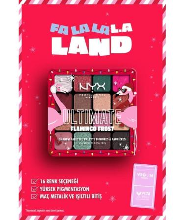 NYX Professional Makeup Ultimate Flamingo Frost Eyeshadow Palette - Buy Online on GoSupps.com