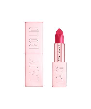 Too Faced Lady Bold Pigment Cream Lipstick-Long Lasting Satin Finish Lipstick 3.3G