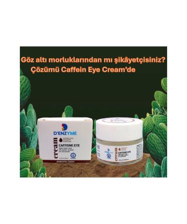 D'ENZYME Caffeine Under Eye Cream - Anti-Dark Dark Circles (FOR DARK CIRCLES PUFFINESS AND CROW'S FEET) - Buy Online on GoSupps.com