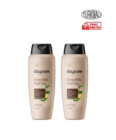 Daycare Green Tea And Ginger Shampoo 600 ml X 2 Pieces