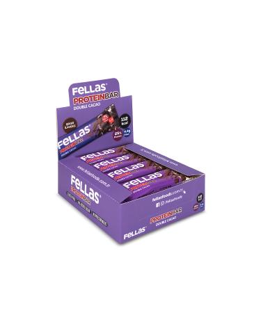 Fellas Protein Bar - Double Cocoa 32 gr x 12 Pieces