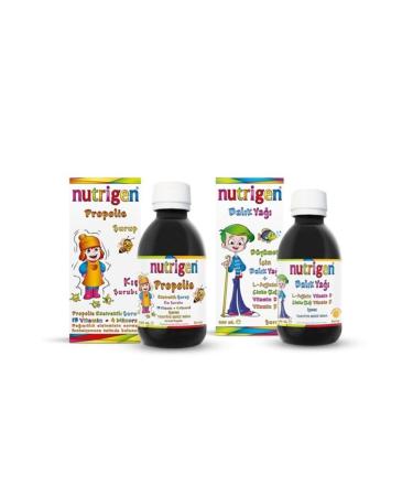 Nutrigen Winter Package - Propolis Syrup 200 Ml + Fish Oil Syrup 200 Ml