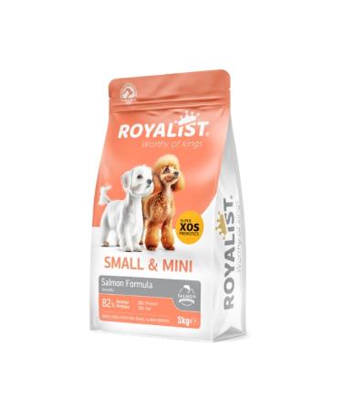 Royalist Small & Mini Salmon Prebiotic Small Grain Adult Dog Food for Small Breed Dogs 3 Kg