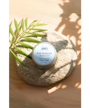 Azes Handmade Cosmetics Cream Deodorant 0 Natural Content 50 Ml-herbal Sweat Odor Prevention - Buy Online on GoSupps.com