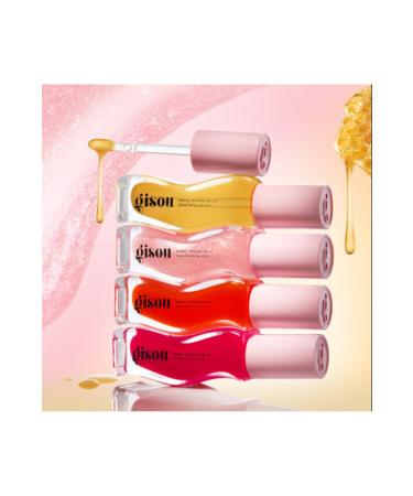 gisou Honey Infused Lip Oil Honey Lip Oil A radiant shine Hyaluronic acid moisturizing smooth (8ml) - Buy Online on GoSupps.com