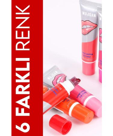 MUJGAN 6-Piece Peelable Wow Lipstick Set - Buy Online on GoSupps.com