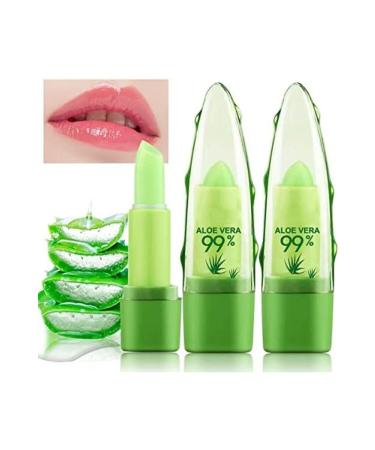 Aloe Vera Lipstick Long Lasting Lip Care Nourishing Plumping Lip Balm Moisturizer