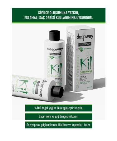 Deep Way Deepway Clay Shampoo Stops Eczema Acne and Hair Loss
