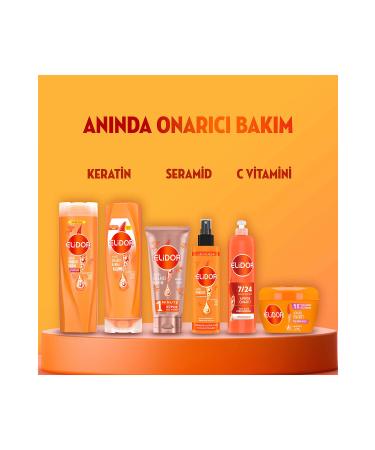 Elidor 7/24 Rescue Hair Care Cream Instant Repair Damaged Hair 240 ml X2 - Buy Online on GoSupps.com