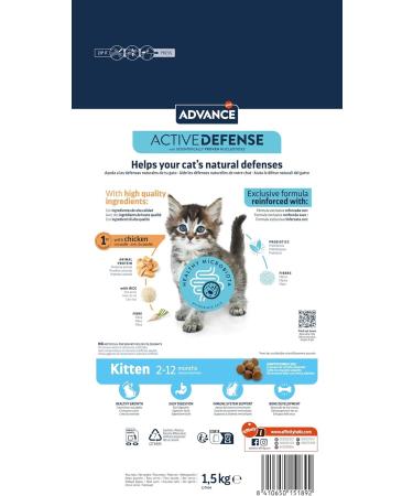 Advance Cat Kitten Chicken & Rice 1.5 Kg - Buy Online on GoSupps.com