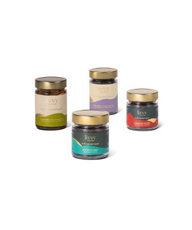 Livvy Premium Foods THRE Livvy Set (Brine 250 g + Aegean 250 g + Olive Paste 200 g + Tapenade 200 g)