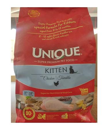 Unique Cat Kitten Chicken Dry Food 2kg