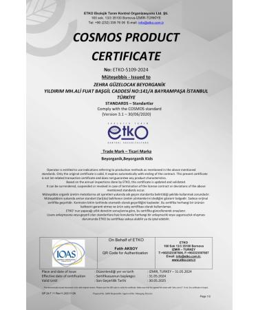 BEYORGANIC Organic Children's Toothpaste 75gr - Buy Online on GoSupps.com