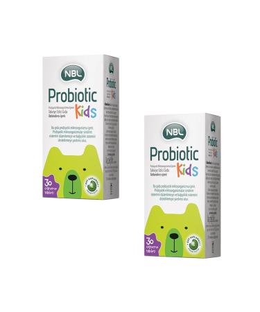 NBL Probiotic Kids 30 Chewable Tablets 2 Pieces