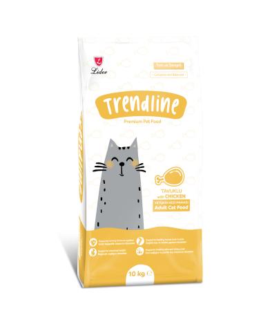 Trendline Chicken Adult Cat Food 10 kg