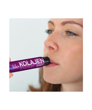 Qlife Raspberry Flavor Skin Elasticity Support Complex Vitamin Hydrolyzed Type 1&3 Collagen 15 Liquid Tube - Buy Online on GoSupps.com