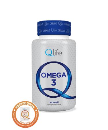 Qlife High Epa & Dha Fish Oil 1200 Mg Omega 3 - 60 Softgel Capsules