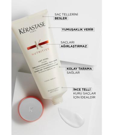 Kerastase Potion Nutritive Lait Vital Moisture Nourishing Care Shine.25 for Normal/Slightly Dry Hair - Buy Online on GoSupps.com
