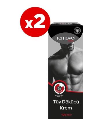 remove For Men Hair Removal Cream 100 Ml X2 Pieces
