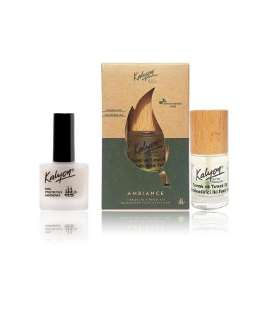 Kalyon Nail Hardener + Herbal Nail and Cuticle Moisturizing Two Phase Oil 11 Ml