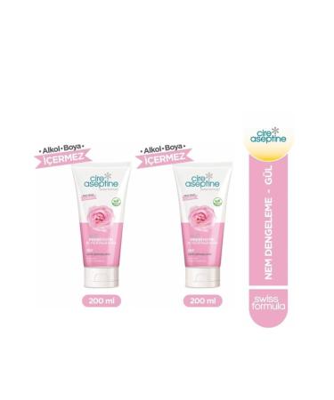 Cire Aseptine Soft Prebiotic Rose Hand Face and Body Cream 200 Ml 2 Pieces
