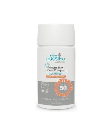 Cire Aseptine Mineral Filter Sun Cream Combination and Oily Skin 50 SPF 50 ml - Buy Online on GoSupps.com