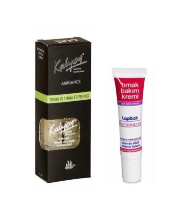 Kalyon Nail and Cuticle Peeling 11 ml Lapitak Nail Care Cream 15 ml