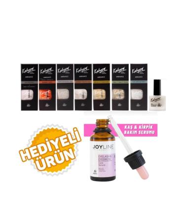 Kalyon 8 Li Set + Joy Line Eyebrow Eyelash Repair Extension Nourishing and Strengthening Care Serum 30ml
