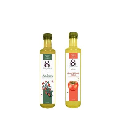 Suheylaana Natural Hawthorn Vinegar 500 Ml And Persimmon Vinegar 500 Ml
