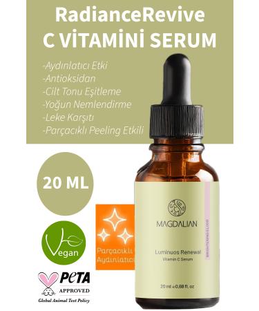 Magdalian Vitamin C Serum Brightening and Tone Equalizing 20 ML