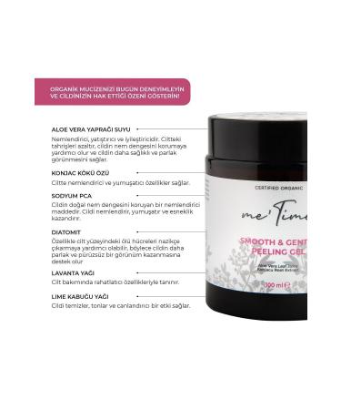 me time Organic Purifying Facial Care Peeling 100ml - Buy Online on GoSupps.com