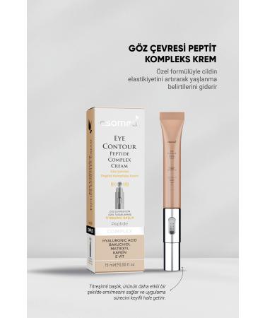 Esomed Anti-Wrinkle and Anti-Fine Line Eye Contour Peptide Complex Cream with Massage Head 15 ml - Buy Online on GoSupps.com