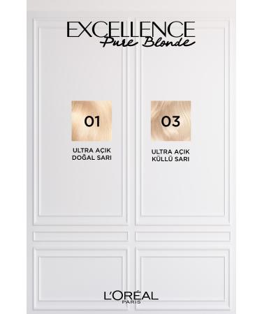 L'Oreal Paris Excellence Creme Hair Dye 01 Ultra Light Natural Blonde - Buy Online on GoSupps.com