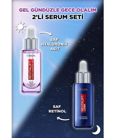 L'Oreal Paris Revitalift Filler 1.5% Pure Hyaluronic Acid Anti-Wrinkle Serum + Pure Retinol Night Serum