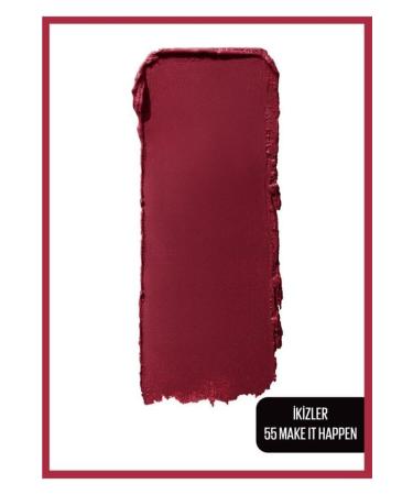 Maybelline New York Super Stay Ink Crayon Pencil Matte Lipstick Zodiac Series - 55 Make It Happen (Gemini) - Buy Online on GoSupps.com