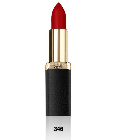 L'Oreal Paris L'or al Paris Color Riche Matte Addiction Lipstick 346 Scarlet Silhouette - Red - Buy Online on GoSupps.com