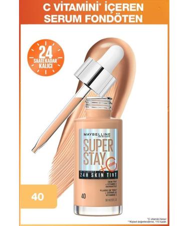 Maybelline New York Super Stay Skin Tint Foundation - 40