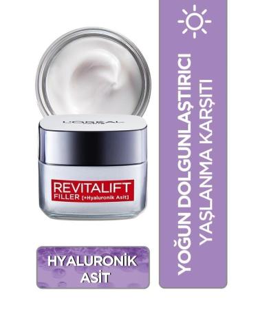 L'Oreal Paris Revitalift Filler Anti-Aging Day Cream + 1.5% Pure Hyaluronic Acid Anti-Wrinkle Serum - Buy Online on GoSupps.com