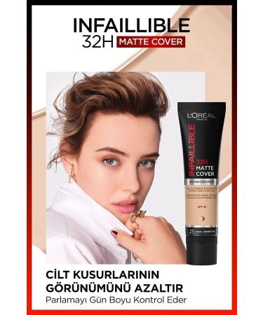 L'Oreal Paris L'or al Paris Infaillible 24h Matte Cover High Coverage Foundation - 175 Sable/sand - Buy Online on GoSupps.com