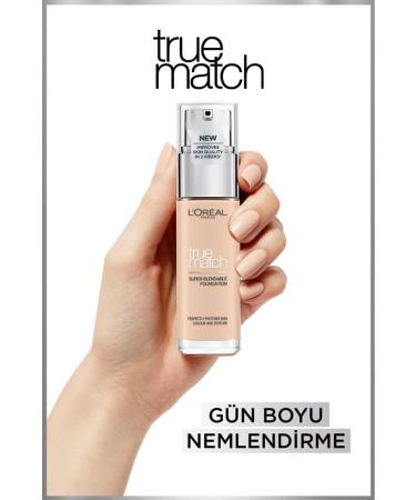 L'Oreal Paris True Match Caring Foundation 0.5n Porcelain & Mini Paradise Mascara 4.7 Ml Makeup Set - Buy Online on GoSupps.com